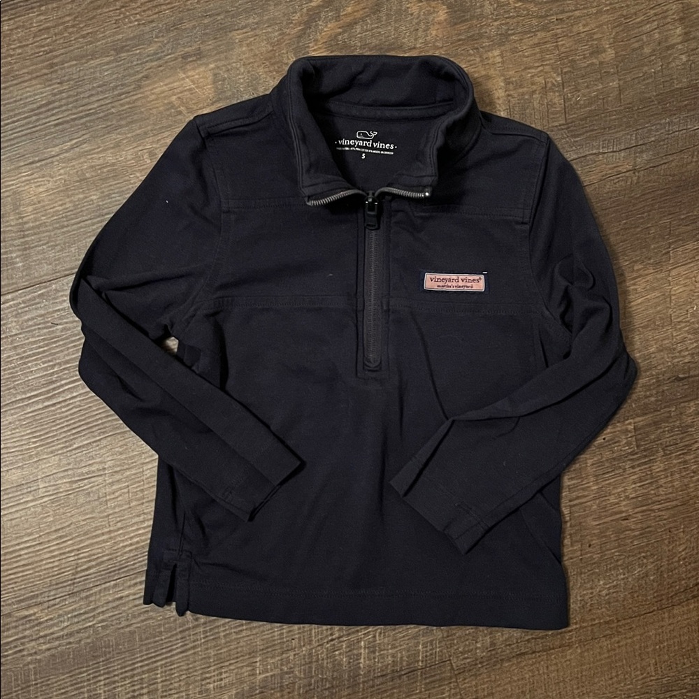 Vineyard Vines Navy Quarter-Zip Pullover
